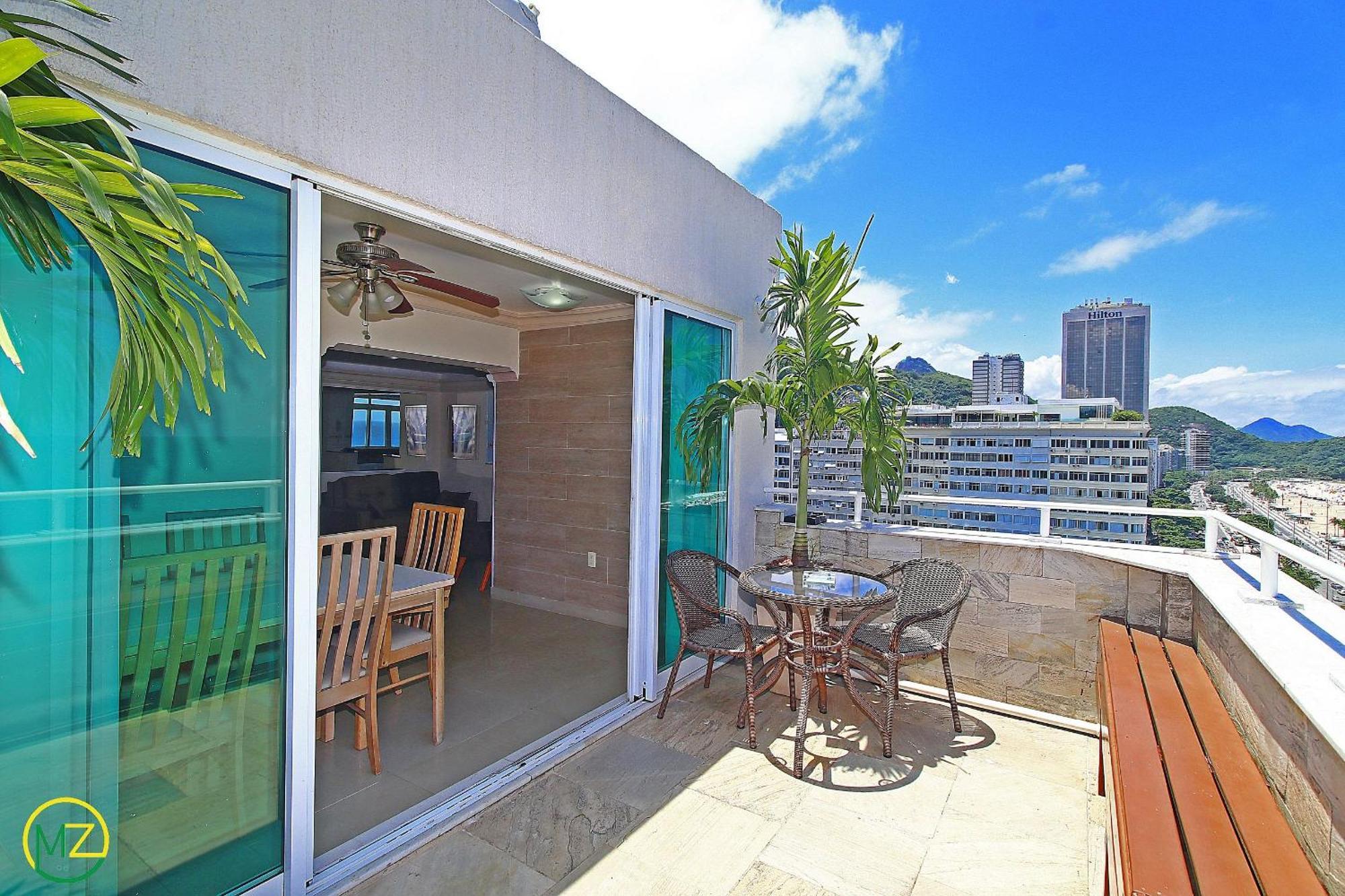 Appartement Incrivel Cobertura Frente Mar Com Terraço Em Copacabana! Rio de Janeiro